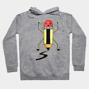 bad pencil soiling the ground Hoodie